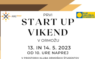 VABILO NA PRVI START UP VIKEND V ORMOŽU
